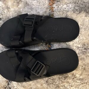 Chaco Kids Black Flip Flops